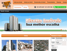 Tablet Screenshot of bisotto.com.br